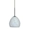 Besa Lighting Bolla Cord Pendant, Carrera, Bronze Finish, 1x9W LED 1BT-412219-LED-BR - alternate 1